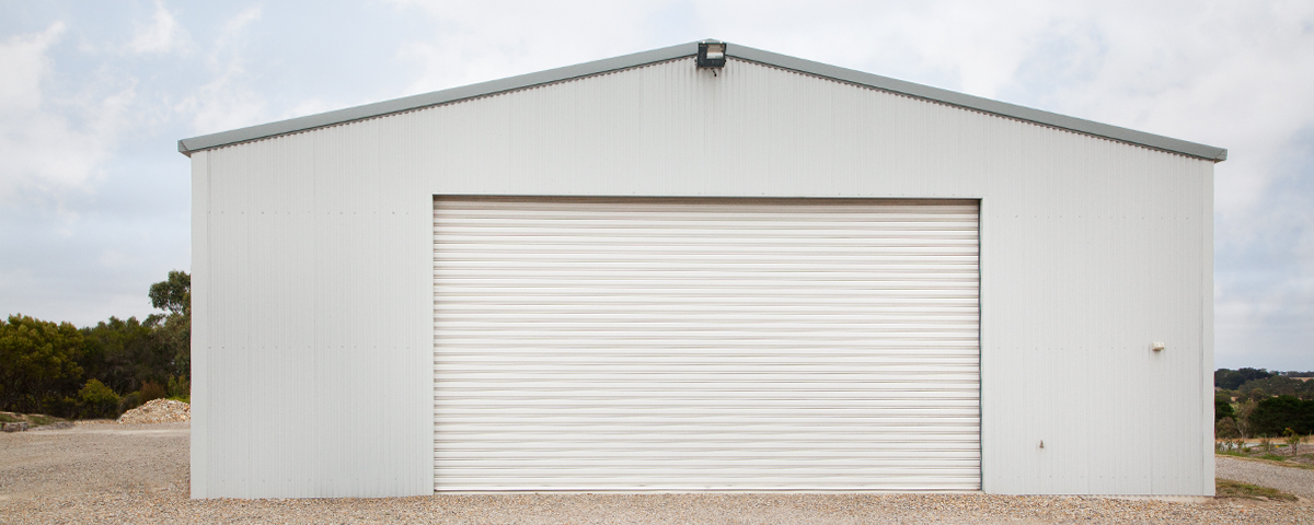 industrial roller shutter shed